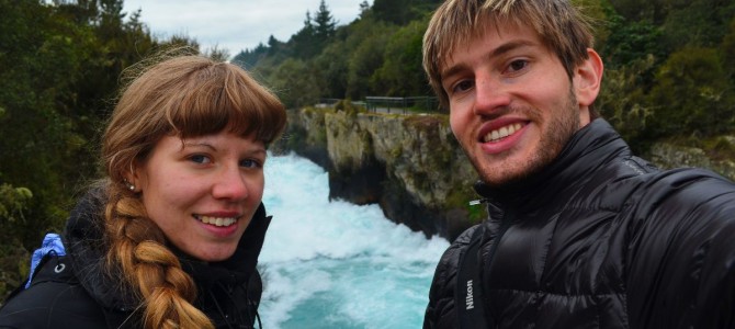 Besuch der Huka Falls und des Sees Taupo